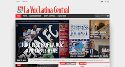 Desktop Screenshot of lavozlatinacentral.com